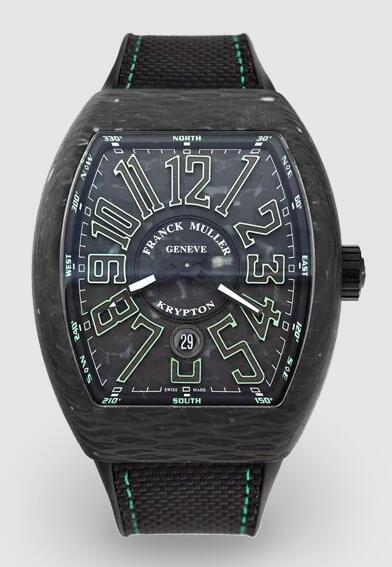 Review Franck Muller Vanguard Carbon Replica Watch V45 SC DT CARBON VE KRYPTON - Click Image to Close